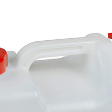 Relaxdays Tanica con Rubinetto, Coperchio a Vite del Contenitore, per Acqua Potabile, 23 L, senza BPA, rosso/bianco