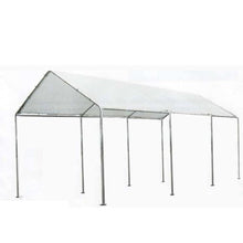 Gazebo con struttura acciaio e tenda polietilene per copertura auto