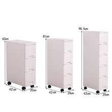 TXXM fabbricazione cassettiera Cucitura armadio cassetto di stoccaggio slot armadio bagno cucina rack di stoccaggio (colore: bianco, dimensioni: 3 strati)
