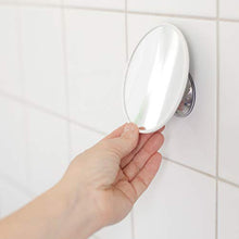 bosign Make Up - Specchio da bagno rimovibile, in silicone, colore: Argento