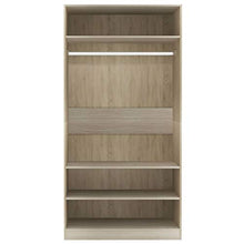 mewmewcat Armadio Rovere Sonoma in Truciolato 100x50x200 cm