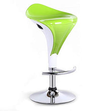 Sgabello da bar Comodo Sedia da Bar Sedia Alta Sgabello sgabello da bar Sgabello Nero Multicolor Traspirante (Color : Green)
