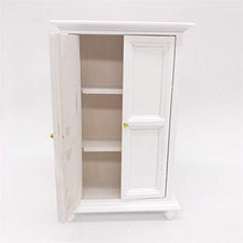 Mini Doll House Furniture Armadio a Doppia Anta Armadio Camera da Letto Spry