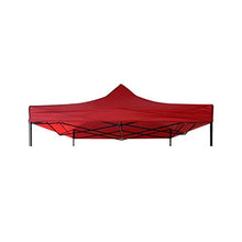 Rebecca Mobili Telo Per Tetto, Copertura Gazebo Rosso, Poliestere Oxford 800D, Resistente Anti Uv - Misure: 3 x 3 mt (LxP) - Art. RE6576