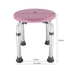XD Sgabello da Bagno Alluminio Rotondo Sedia da Doccia Sgabello da Bagno Sgabello da Bagno Poltrona da Bagno Antica Donna Incinta Sgabello da Bagno Antiscivolo