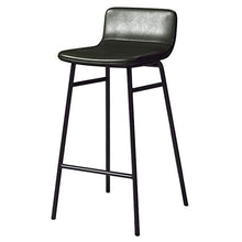 GYPPG Tavolo Bar Nordico Sgabello Bar in Pelle PU Sgabello Alto Cucina Poggiapiedi Cucina Sedia Pranzo Colazione, robuste Gambe in Ferro Antiscivolo (65 cm / 75 cm)