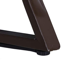 Outsunny Set 2 Sedie a Dondolo da Giardino con Tavolino con Cuscini Esterno Rattan Marrone