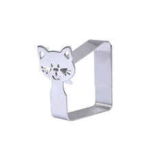 ZONGMIC - Set di 8 mollette per tovaglia in acciaio inox, per feste o pic-nic (Cat-8 pezzi)