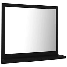 vidaXL Specchio da Bagno Grigio Cemento 100x10,5x37 cm in Truciolato