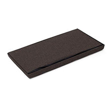 Relaxdays 10019048_93 Pouf con Contenitore XL, con Coperchio, Panca Pieghevole, Sgabello Poggiapiedi, 36x76x38 cm, Marrone