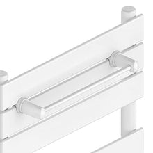 Handy Linear 375 per scaldasalviette a fasce (tubi piatti) - Portasciugamani - Non buchi più le piastrelle e non usi la colla perché si fissa direttamente sul tuo radiatore a fasce - Bianco - 1 pezzo