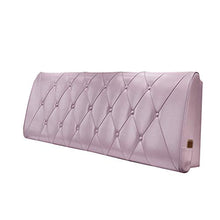 Xufei Comodino Cuscino/Artificiale Cuscino in Pelle Albergo delle Famiglie copriletto Soft Pack Rimovibile e Lavabile (Color : Princess Pink, Size : 150 * 10 * 60cm)