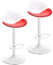 WZX Sgabelli per bancone Cucina Creative Hollow Schienale Bar Sgabello Alto Metallo Imbottito Bianco Seduta di Sollevamento Bar Cafe Sedia da casa