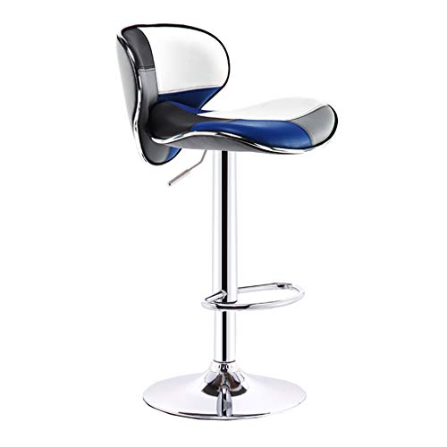 Elegante Piedini tondi Sgabello Antiscivolo Comodo Sedile Posteriore per Sala da Pranzo Cucina Sgabello da Bar Sgabelli da Bar Regolabile in Altezza 22,4 '' ~ 30,3 ''