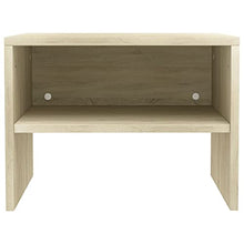 FAMIROSA Comodini Rovere Sonoma 2 pz 40x30x30 cm in Truciolato