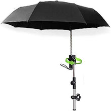 KIKILIVE Ombrello Versa Brella per tutte le posizioni con morsetto universale, ombrello da bicicletta, con clip per ombrello