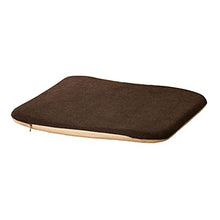 Cuscini per sedie imbottiti in memory foam, cuscini per sedie da pranzo per interni Cuscino per sedili da esterno Mobili da giardino Cuscino per ufficio premium con lacci-Marrone 40x40cm (16x16In)