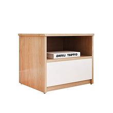 Comodino Comodino, Comodino Armadio Camera da Letto Log Color Economy Armadio Comodino, Adatto per: Soggiorno/Camera da Letto/Studio, 51.5x41x43.5cm