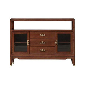 COUYY in massello Credenza Sala da Pranzo Governo di immagazzinaggio Governo di immagazzinaggio con la Lente d'ingresso Soggiorno Cabinet Arredamento Completo,150 * 40 * 95cm