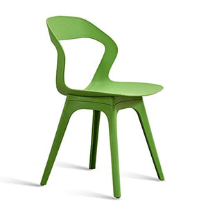 zvcv Sedia per Computer di casa, sedie da Pranzo semplici ergonomiche in plastica per Ufficio, Sala da Pranzo, Cucina, Camera da Letto, Grigio