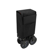 KTYX Pieghevole del Carrello, Carrello di Trasporto, Pieghevole Trolley Portatile, Nero