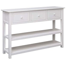 SKM Credenza Bianca 115x30x76 cm in Legno (14.35kg)