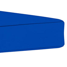 vidaXL Cuscino per Pouf su Pallet Blu in Tessuto