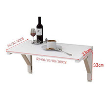 Semplicità Elegante Scaffale a Muro Supporto da Tavolo Mobile Supporto per Laptop Scrivania Pieghevole in Legno Massello Multifunzione Semplice Ristorante Camera da Letto Soggiorno, 8 Dimensioni, HJ