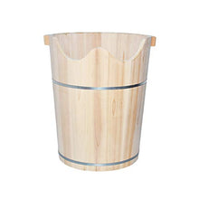 NUBAOgy Barile Del Bagno Del Piede Dell'abito Profumato, Barilotto Di Pedicure, Bacino Del Piede Di Legno, Bacino Di Pedicure, Vasca Del Piede Di Legno Solido, Adatto Ad Alberghi, Casa, 38 * 48 * 33cm