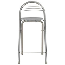 OUSEE Set da Bar 3 pz con Mensole in Legno e Acciaio Grigio