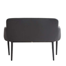 Tuoni New Plana Plus Sofà/Divano, 2 Posti in Similpelle, Salotto/Sala d'Attesa, Cenere, 120x60x90 cm