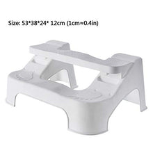 LZL Sgabello WC Antiscivolo squatty Potty Regolabile Antiscivolo Bagno Sgabello Toilette adeguato Postura WC Poste poggiapiedi Buono per la Salute Vasino Tozzo