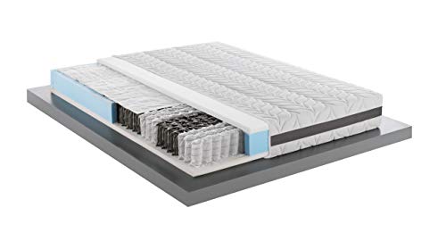 MENTOR - Materasso Molle Med H3 Matrimoniale 180x200 Morfeo Med 3D Green DISP. Medico DETRAIBILE H23 a Nove Zone di portanza differenziata, sfoderabile e Lavabile.