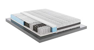 MENTOR - Materasso Molle Med H3 Matrimoniale 180x200 Morfeo Med 3D Green DISP. Medico DETRAIBILE H23 a Nove Zone di portanza differenziata, sfoderabile e Lavabile.