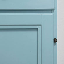 Kiamami Valentina ARMADIETTO A TERRA CM.33,5 H 80 CON ANTA E CASSETTO SHABBY AZZURRO LAVANDA