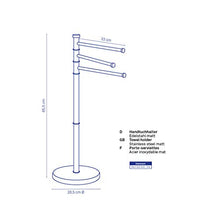 kela Swing 18958 Portasciugamani in Acciaio Inox Opaco