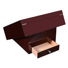 YHNJI Humidor Cigar Box, Creativo Humidor Legno di Cedro Spagnolo Trasparente Vetro superiore Display Box Armadi di Immagazzinaggio