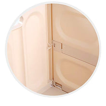 Yhjkvl Ripostiglio da Giardino Esterna Impermeabile Organizzatore Storage Box Courtyard Auto Strumento di Sicurezza Giardino Moving Folding Storage Box con Coperchio Armadio da Esterno