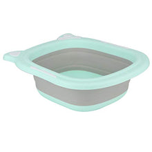 Lavabo per bagno, lavabo per piedi a forma di cartone animato, per neonati o lavaggio di verdure o frutta(green)