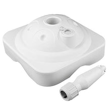 Base per ombrellone, Basamento per ombrellone Supporto per ombrellone da Spiaggia in plastica con palo in plastica per Acqua da Giardino, Supporto per ombrellone da Esterno da 10 kg riempibile