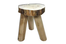 Sgabello da giardino per bambini, in legno massiccio