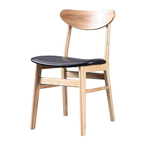 JGHGO Dining Chair Balcone Sedia di Legno Solido Schienale Chair Casa Sedia di Svago di Studio