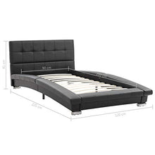 SKM Giroletto Nero in Similpelle 200x90 cm