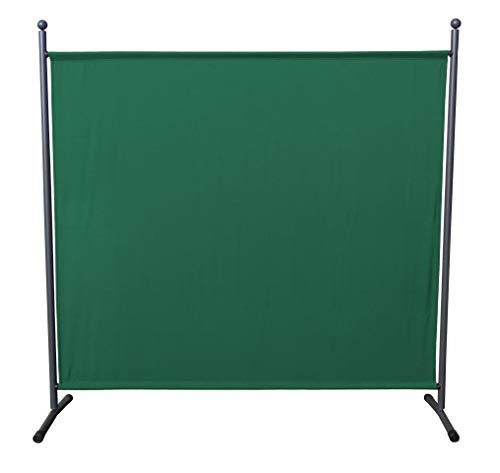 QUICK STAR Paravento da Giardino 180 x 178 cm Divisorio in Tessuto Balcone Protezione della Privacy Verde