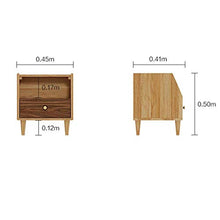 FGDSA Comodino in Rovere Armadietti da Camera da Letto minimalisti Moderni, Robusto e Durevole Resistente alla corrosione, scaffale rispettoso dell'ambiente