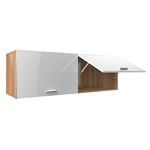 Armadio Medico Mobile Pensile da Bagno Camera da Letto Armadio A Muro Portante 150 kg Mobiletti e armadiett (Color : Bianca, Size : 80 * 30 * 30cm)