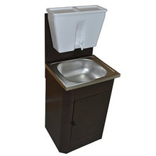 Lavabo Mobile in acciaio inox, acqua calda