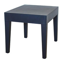 GARDENIA Alaska 45 Wood Tavolino Salotto Giardino in Robusta Plastica Resistente ai Raggi UV e Facile da Pulire I Tavolo caffè da Balcone, Antracite