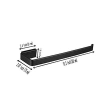 Leekayer Portasciugamani 26 cm Nero Pittura Bagno ad Angolo Bar Single Wall Mount