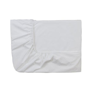 Essix Home Collection - lenzuola singolo singolo con angoli, in cotone percalle, numero fili: 80, bianco, 140 x 200 cm
